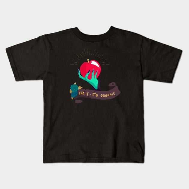 Eat It - It's Organic Kids T-Shirt by IceTea